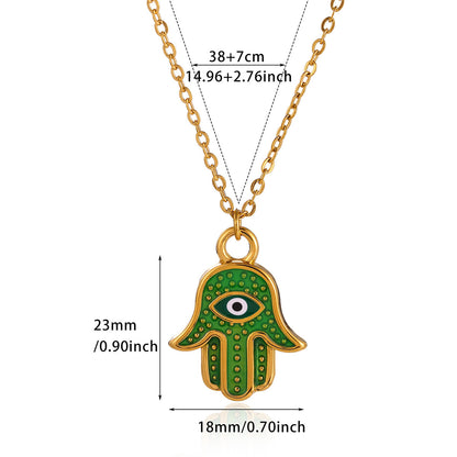 Devil's Eye Necklace For Women In Blue, Made Of Durable 304 Stainless Steel