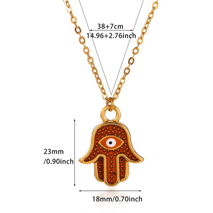 Devil's Eye Necklace For Women In Blue, Made Of Durable 304 Stainless Steel