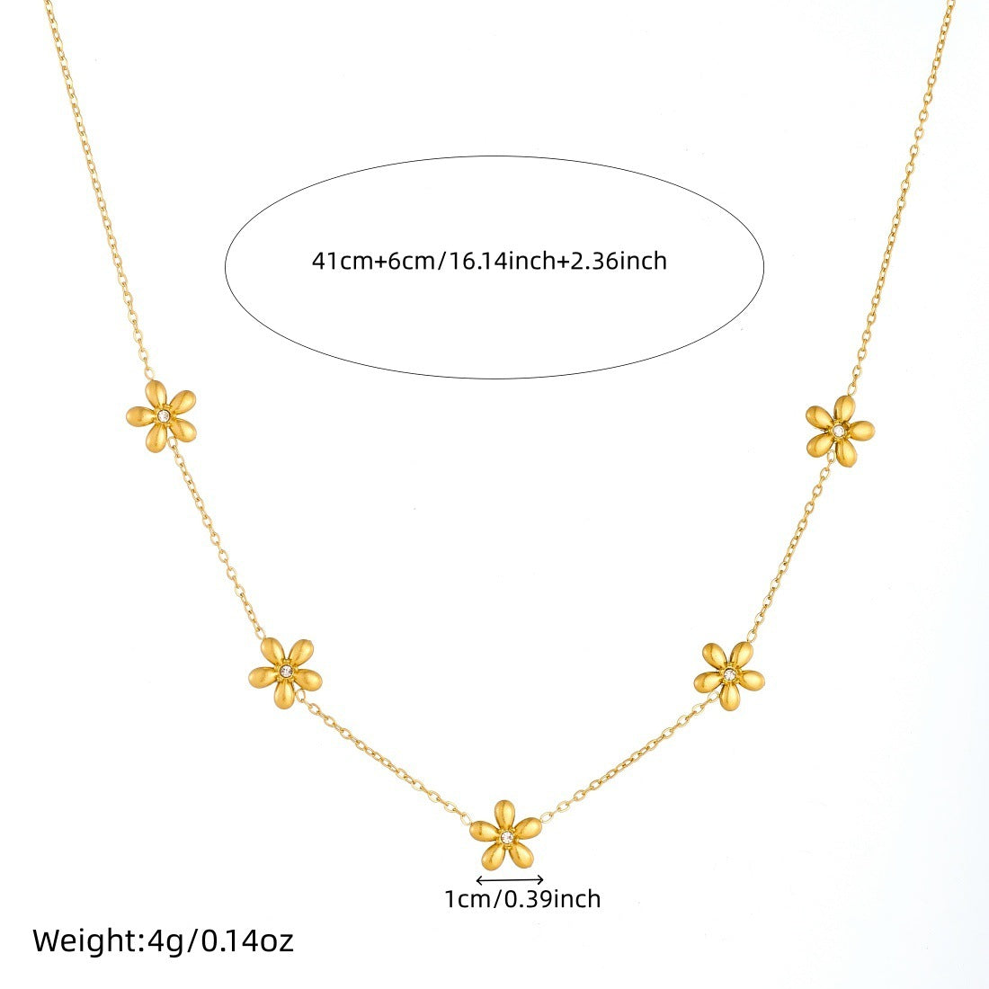 Elegant Women's Jewelry Set Featuring Beautiful Flowers Pattern, 1 Set