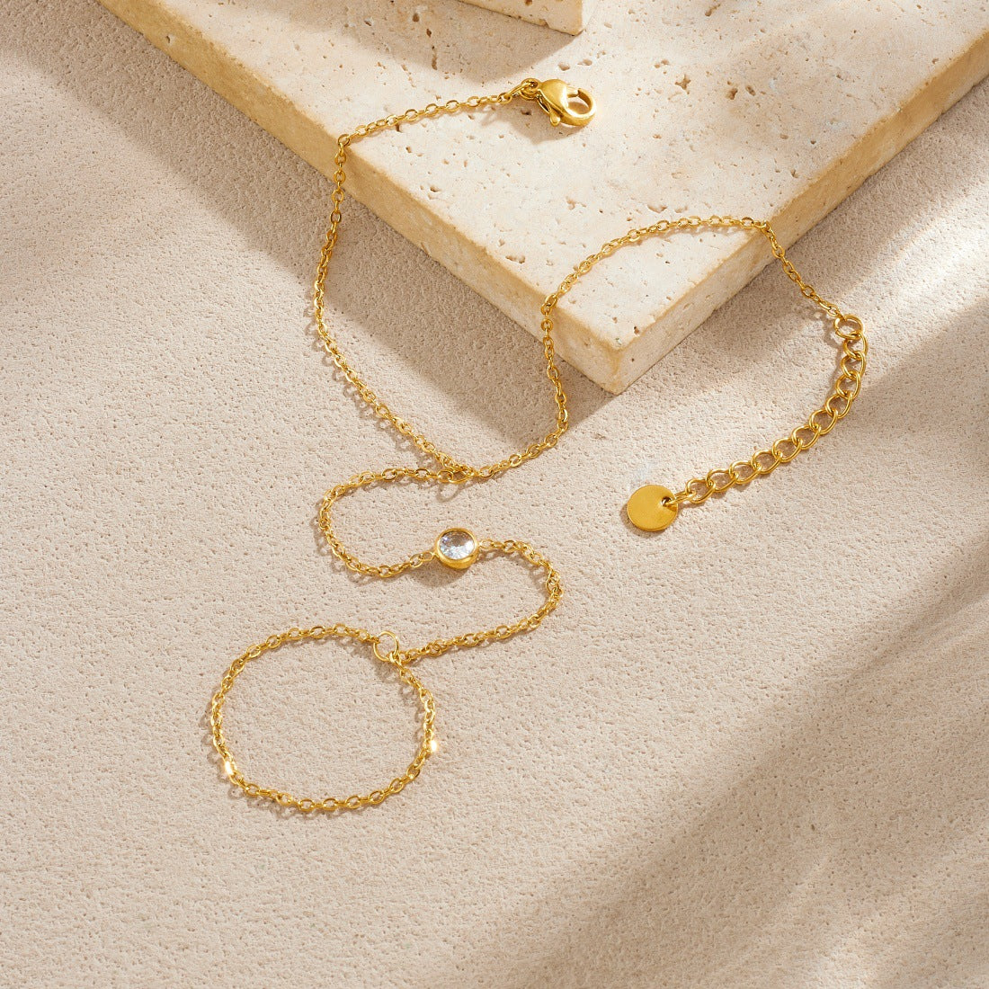 New Style Round Pattern Bracelet In Golden Color, Elegant And Stylish Accessory For Everyday Wear