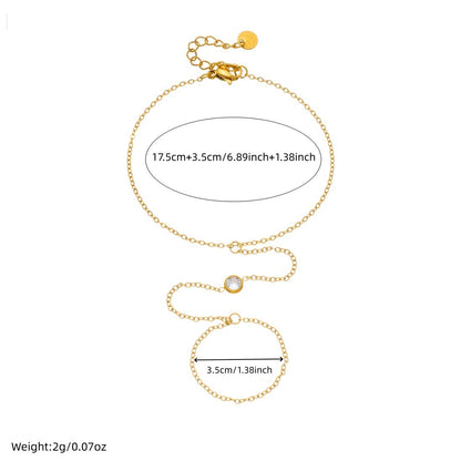 New Style Round Pattern Bracelet In Golden Color, Elegant And Stylish Accessory For Everyday Wear