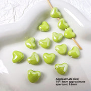 [11mm Horizontal Hole Heart] One Piece