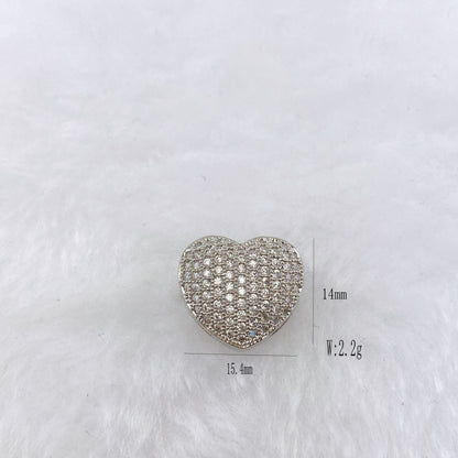 Copper Inlaid Zircon DIY Bracelet Accessories Wristband Free Combination Jewelry