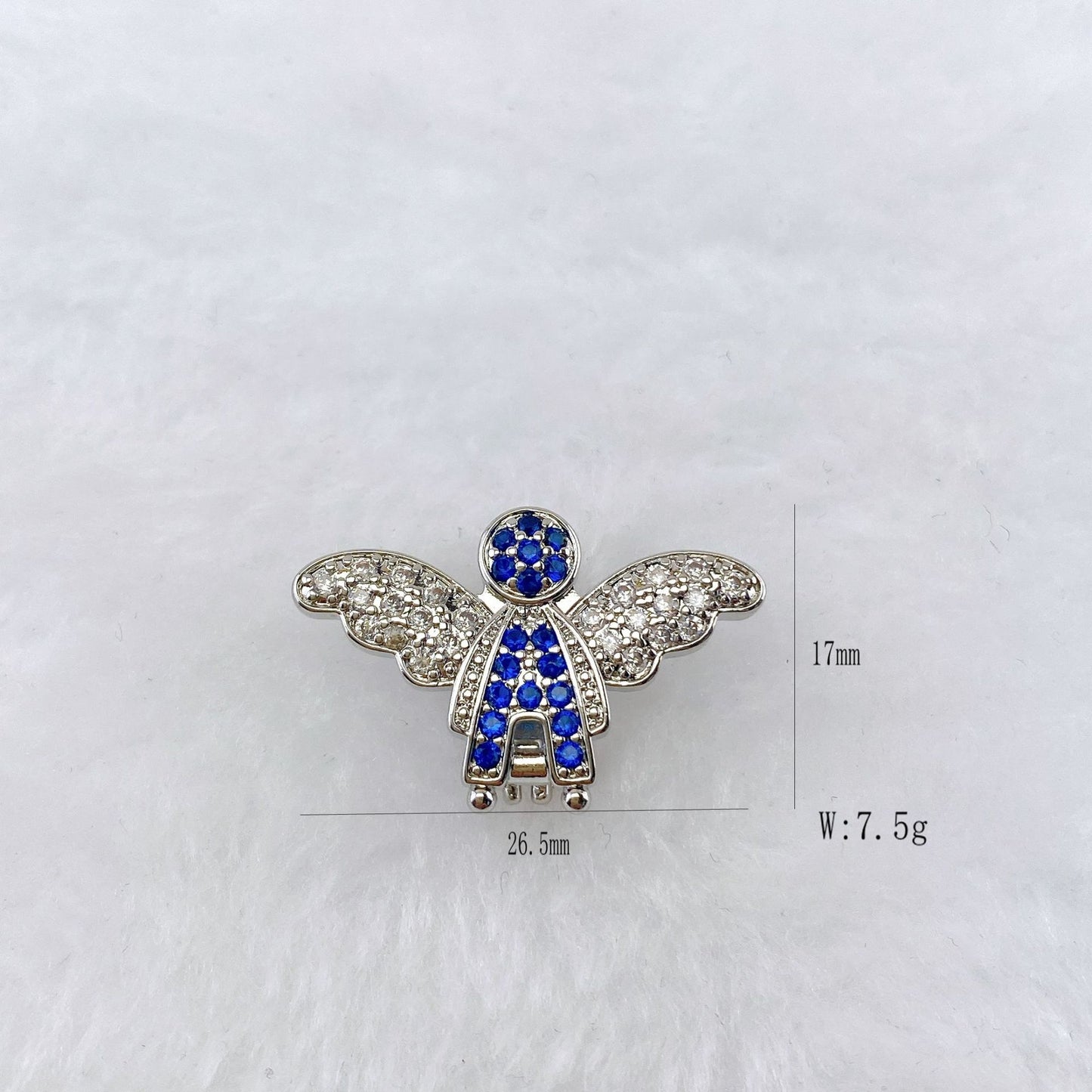 Copper Inlaid Zircon DIY Bracelet Accessories Wristband Free Combination Jewelry