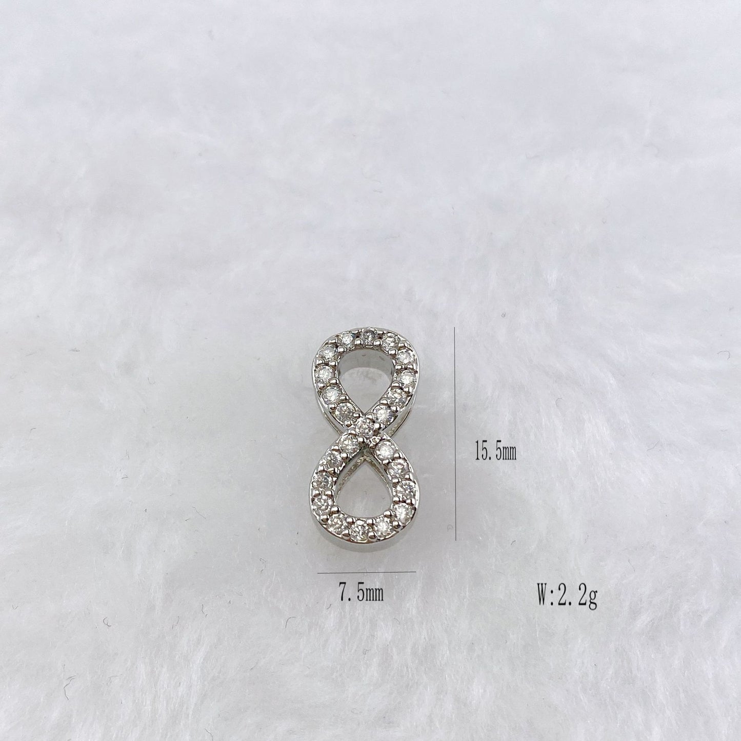 Copper Inlaid Zircon DIY Bracelet Accessories Wristband Free Combination Jewelry
