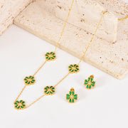 Green Shell Two-piece Set