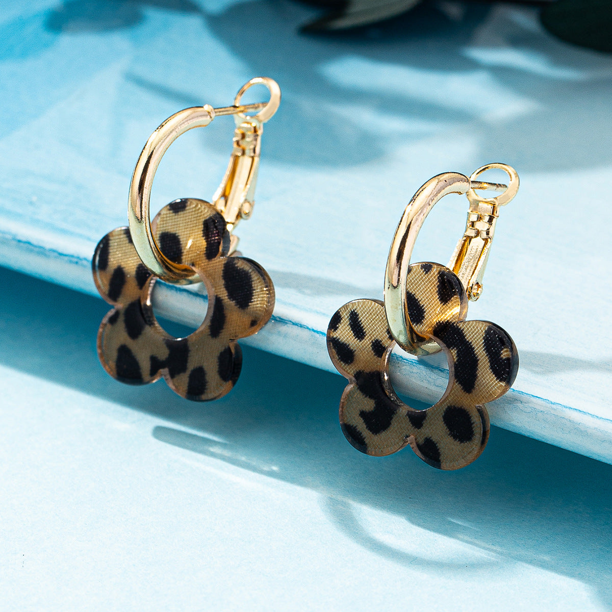 Flower Pattern Earrings For Women, Stylish Stud Earrings Available In Various Colours