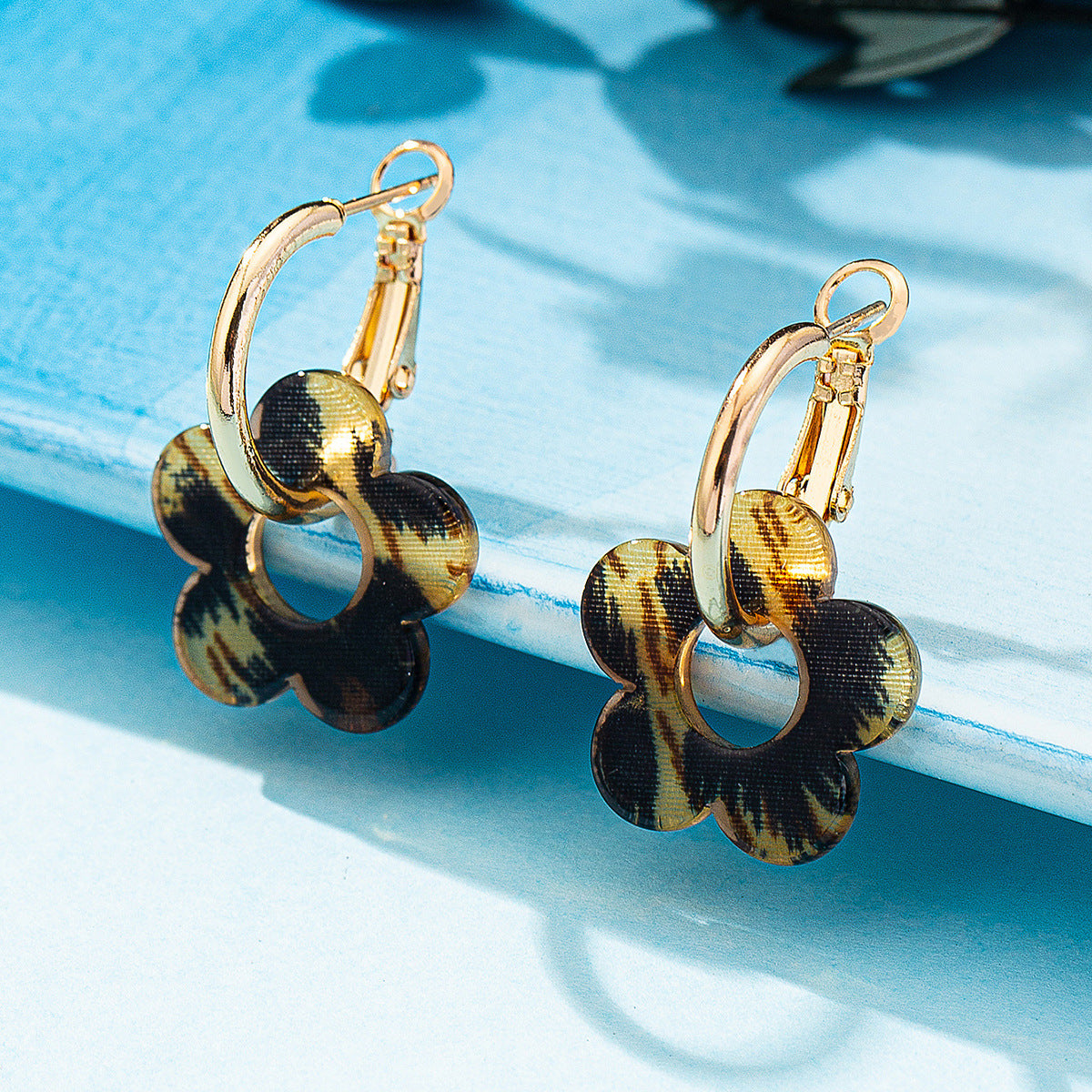 Flower Pattern Earrings For Women, Stylish Stud Earrings Available In Various Colours