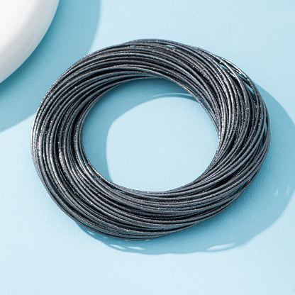 Gold And Silver Punk Style Bangle For A Bold, Simple Gothic Look