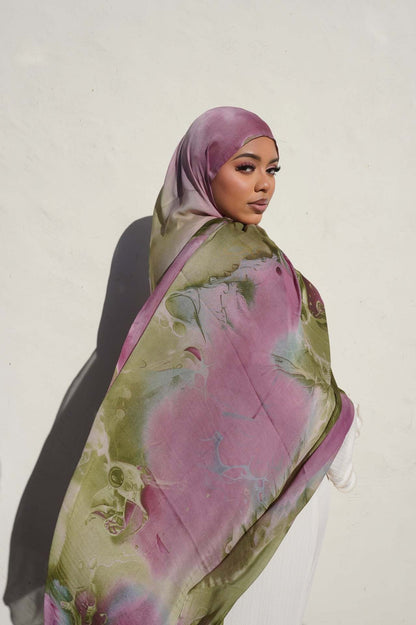 Silk Scarf Featuring Premium Silk Material, Elegant And Soft Kerchief For Stylish Accessories