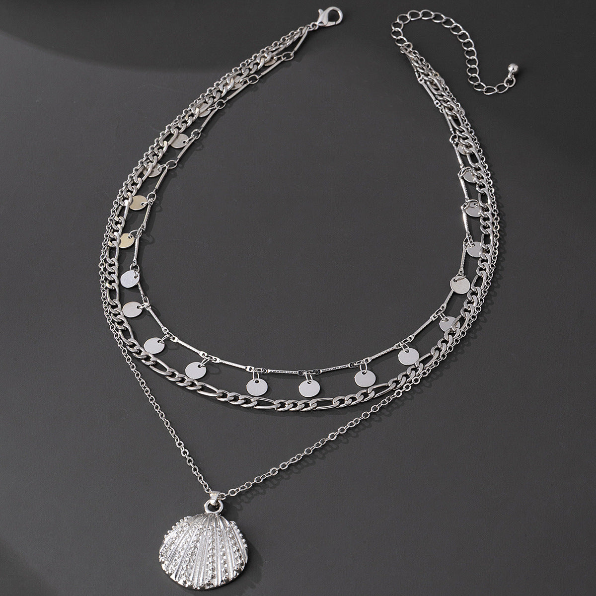 Beach Artificial Pearl Starfish Shell Necklace For Women Vintage Vacation Jewelry Zinc Alloy Beaded Necklace Vacation Accessories