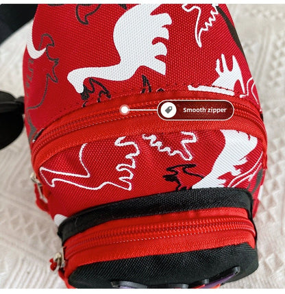 Unisex Bear Square Canvas Fanny Pack With Tassel And Sling Strap, Kids Shoulder Bag