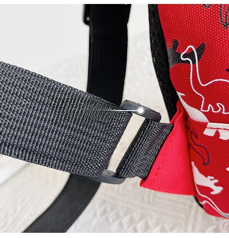 Unisex Bear Square Canvas Fanny Pack With Tassel And Sling Strap, Kids Shoulder Bag