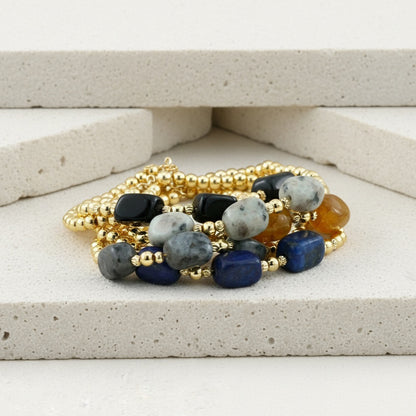 Bracelets For Women Featuring Natural Stone Inlay Material, Stylish And Elegant Jewelry Accessories