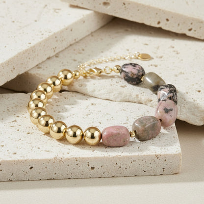 Natural Stone Beaded Agate Bracelets For Stylish Accessories In Various Colours