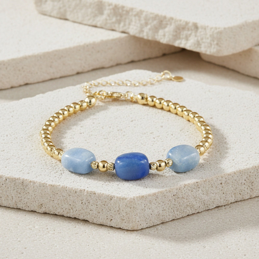 Bracelets For Women Featuring Natural Stone Inlay Material, Stylish And Elegant Jewelry Accessories