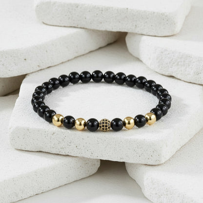 Men's Hip-Hop Bracelet Featuring Crown Pattern, Stylish And Trendy Accessory