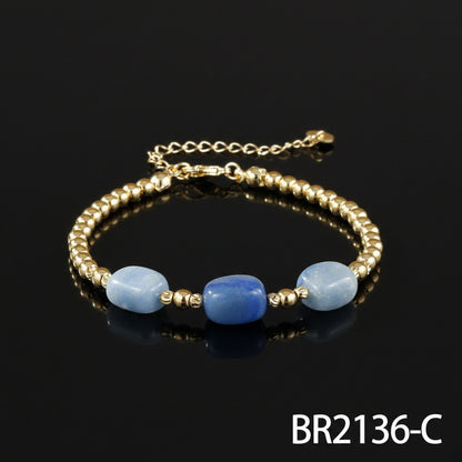 Bracelets For Women Featuring Natural Stone Inlay Material, Stylish And Elegant Jewelry Accessories