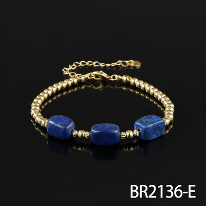 Bracelets For Women Featuring Natural Stone Inlay Material, Stylish And Elegant Jewelry Accessories