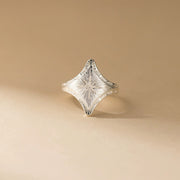 Silver Diamond Ring