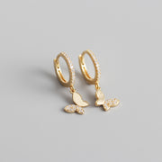 Butterfly Earrings Gold