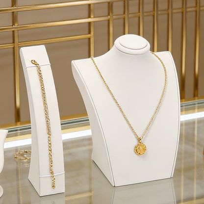 White Metal Jewelry Rack For Elegant Accessories Display
