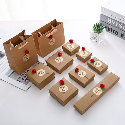 1 Piece Paper Jewelry Packaging Bag For Elegant And Secure Storage