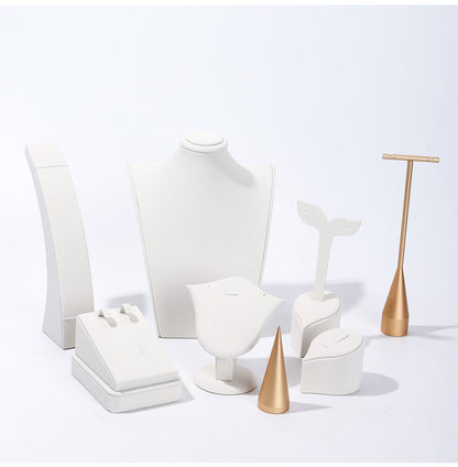 White Metal Jewelry Rack For Elegant Accessories Display
