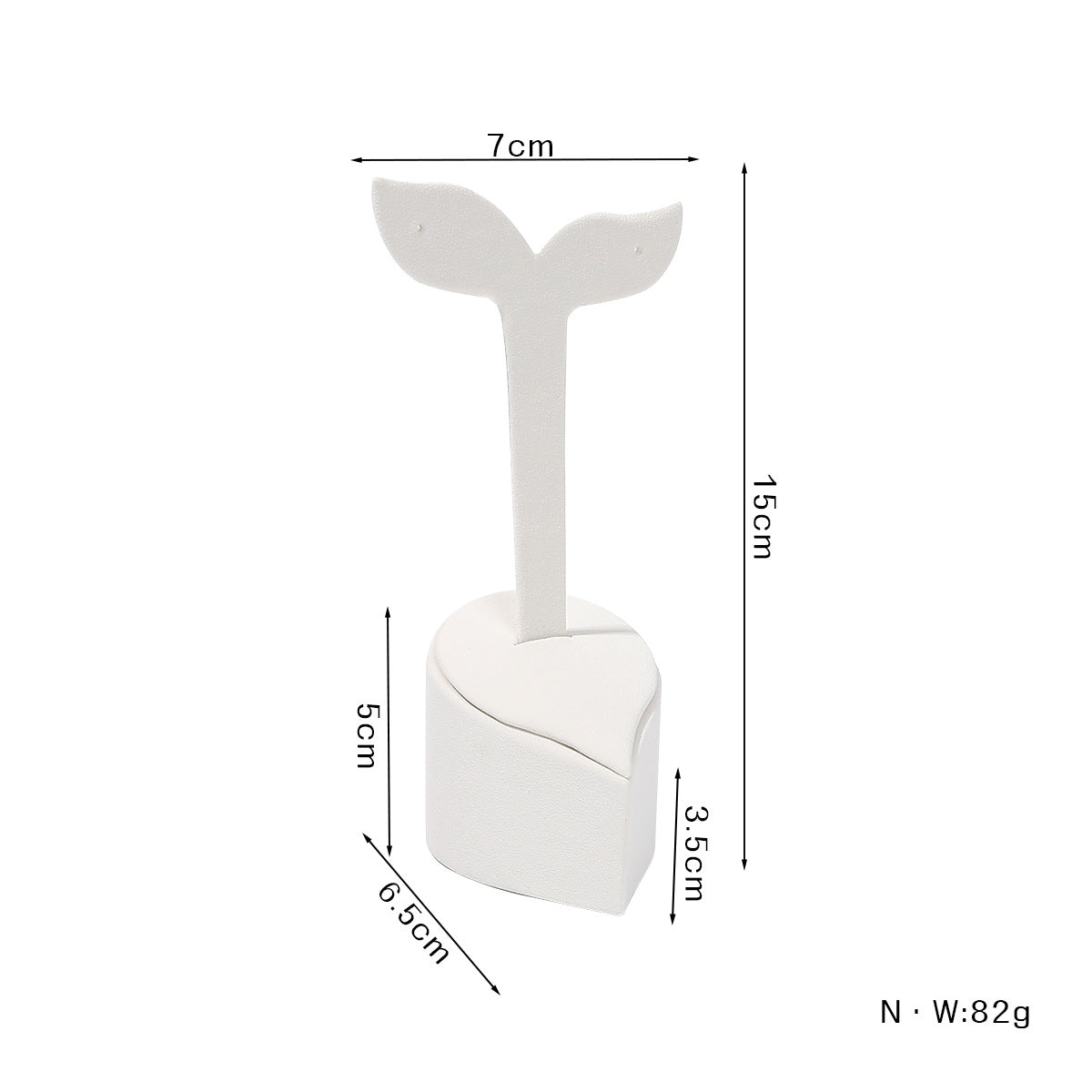 White Metal Jewelry Rack For Elegant Accessories Display