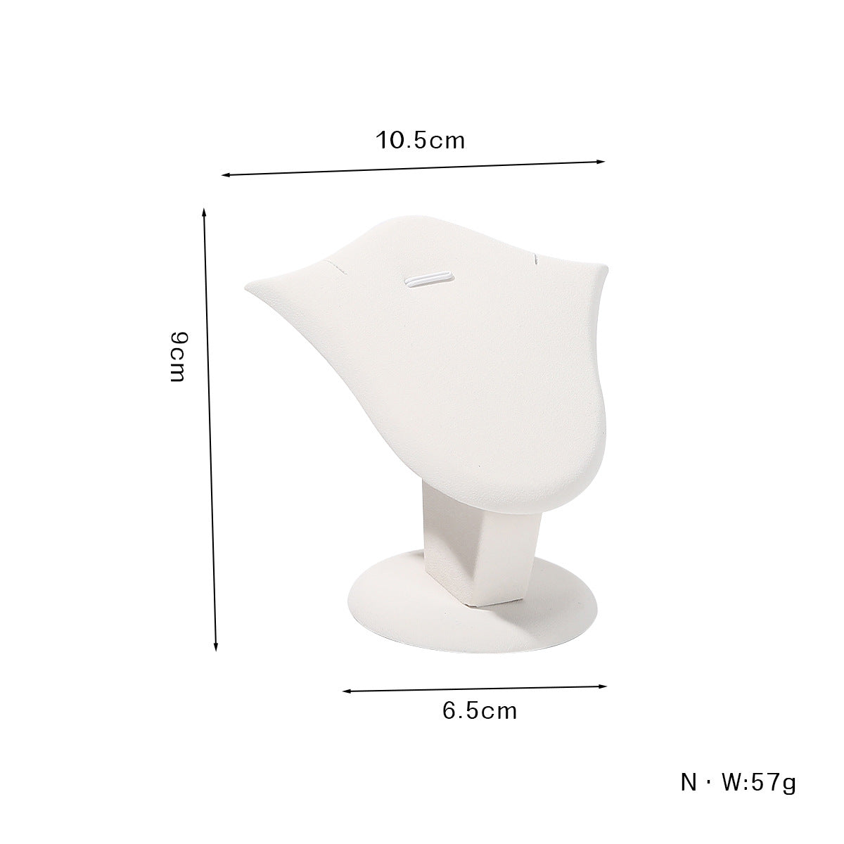 White Metal Jewelry Rack For Elegant Accessories Display