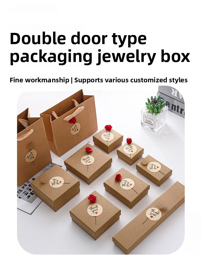 1 Piece Paper Jewelry Packaging Bag For Elegant And Secure Storage
