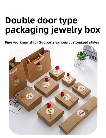 1 Piece Paper Jewelry Packaging Bag For Elegant And Secure Storage