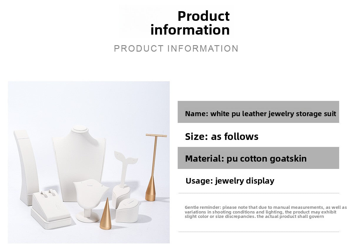 White Metal Jewelry Rack For Elegant Accessories Display