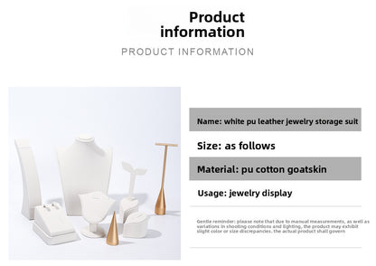 White Metal Jewelry Rack For Elegant Accessories Display