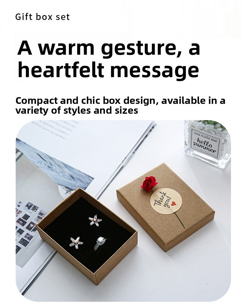 1 Piece Paper Jewelry Packaging Bag For Elegant And Secure Storage