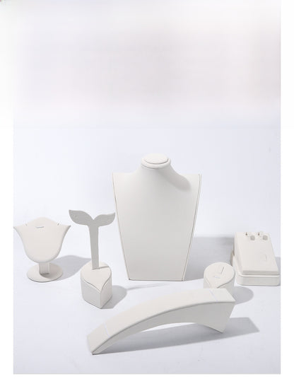 White Metal Jewelry Rack For Elegant Accessories Display