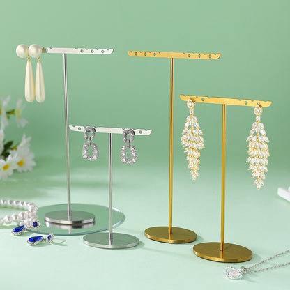 1 Piece Metal Jewelry Rack In Elegant Gold Finish For Stylish Accessory Display