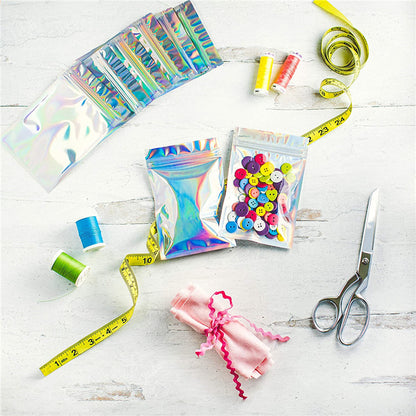 Jewelry Packaging Bags With Zipper Closure In Litmus Color For Elegant Jewelry Storage