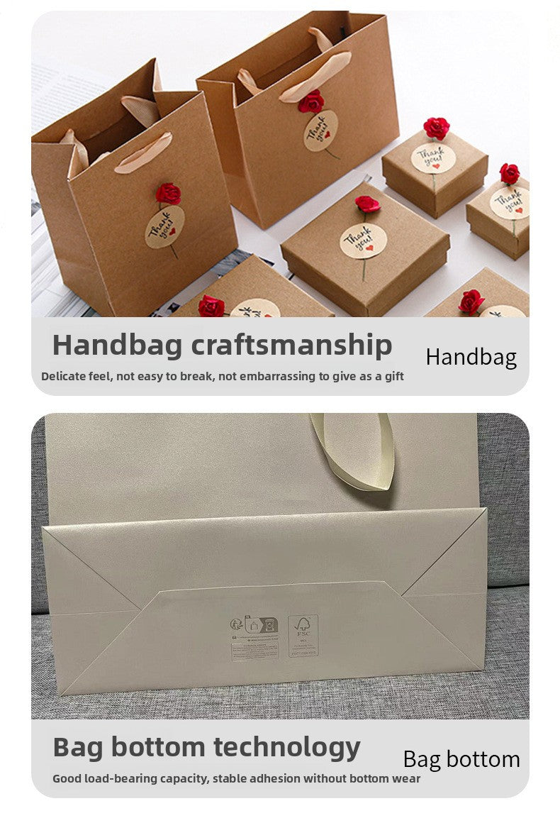 1 Piece Paper Jewelry Packaging Bag For Elegant And Secure Storage