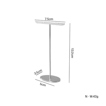 1 Piece Metal Jewelry Rack In Elegant Gold Finish For Stylish Accessory Display