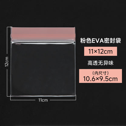 Pink EVA Jewelry Packaging Bags In Plastic Resealable Material For Secure Storage
