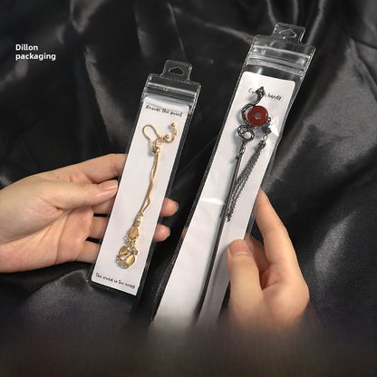 Transparent PVC Jewelry Packaging Bags Plastic Resealable Bags For Secure Storage