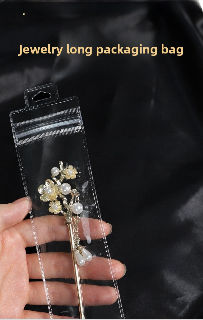Transparent PVC Jewelry Packaging Bags Plastic Resealable Bags For Secure Storage