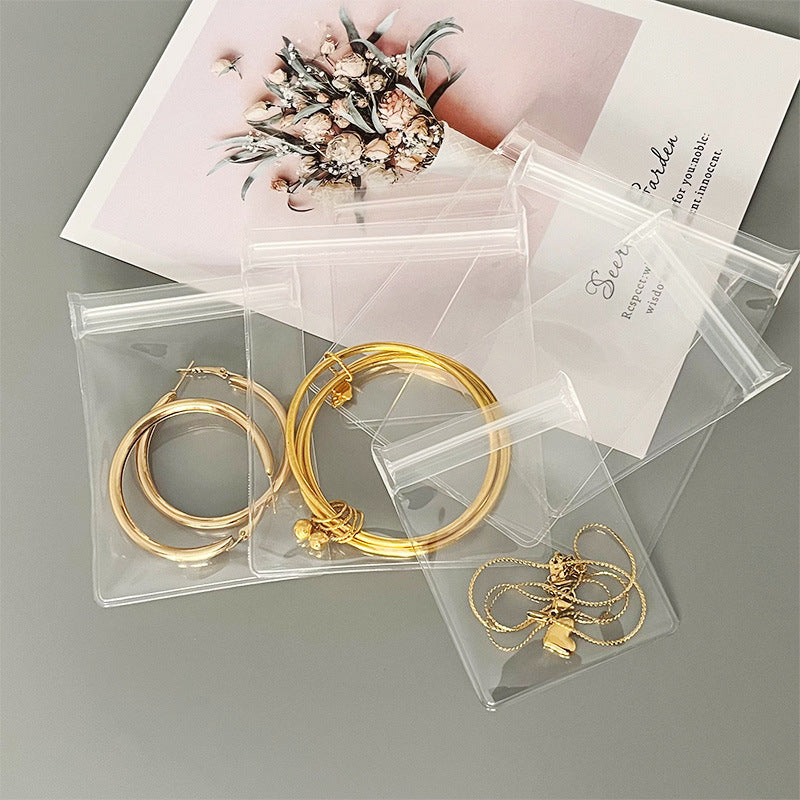 Transparent Jewelry Packaging Bags Made Of Durable EVA Material For Secure Storage And Display