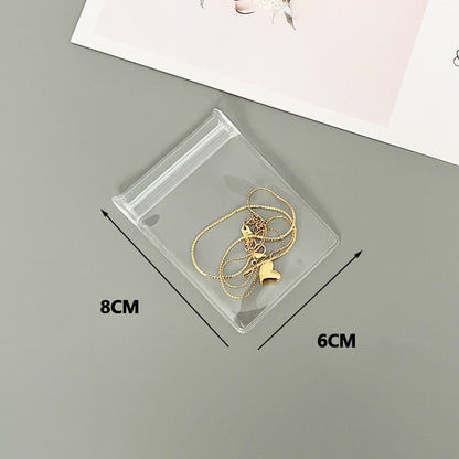 Transparent Jewelry Packaging Bags Made Of Durable EVA Material For Secure Storage And Display
