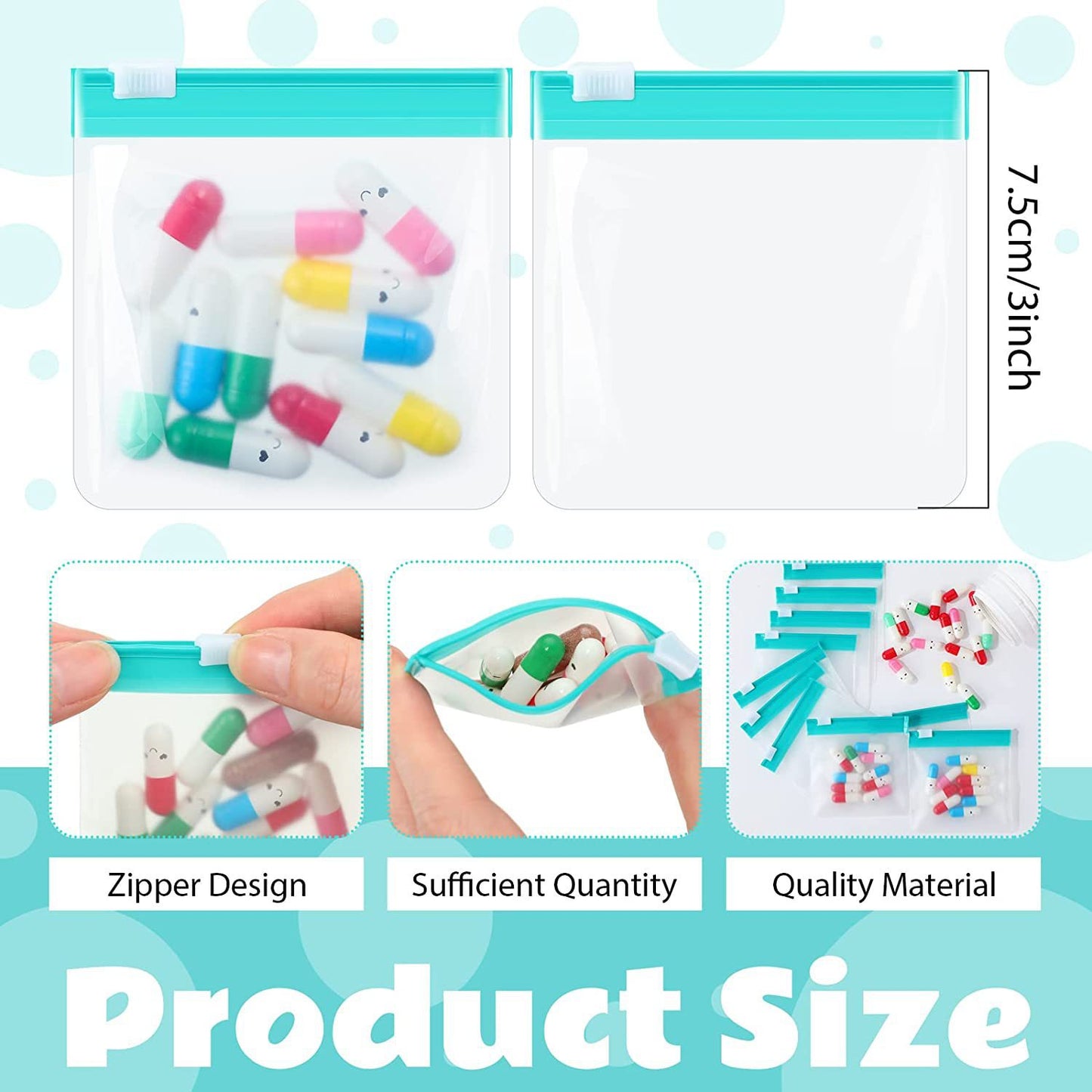 1 PCS Plastic Thin Film Bags Package For Various Uses