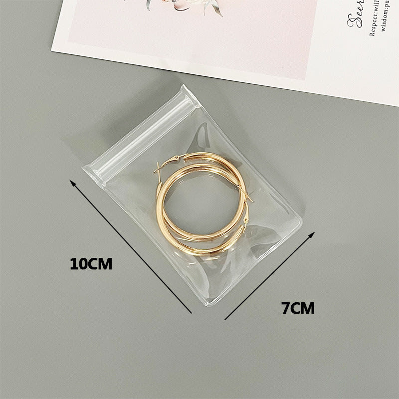 Transparent Jewelry Packaging Bags Made Of Durable EVA Material For Secure Storage And Display