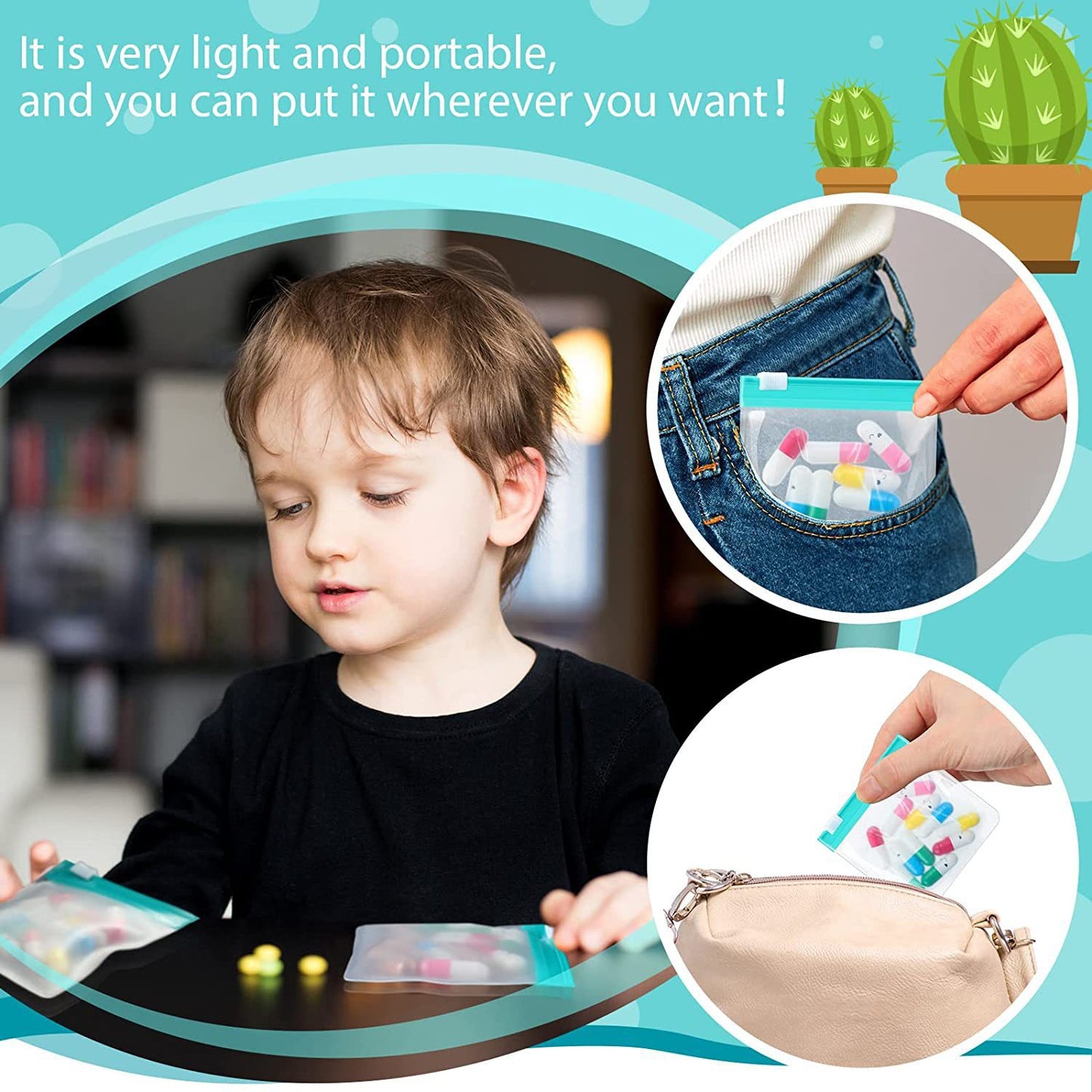 1 PCS Plastic Thin Film Bags Package For Various Uses