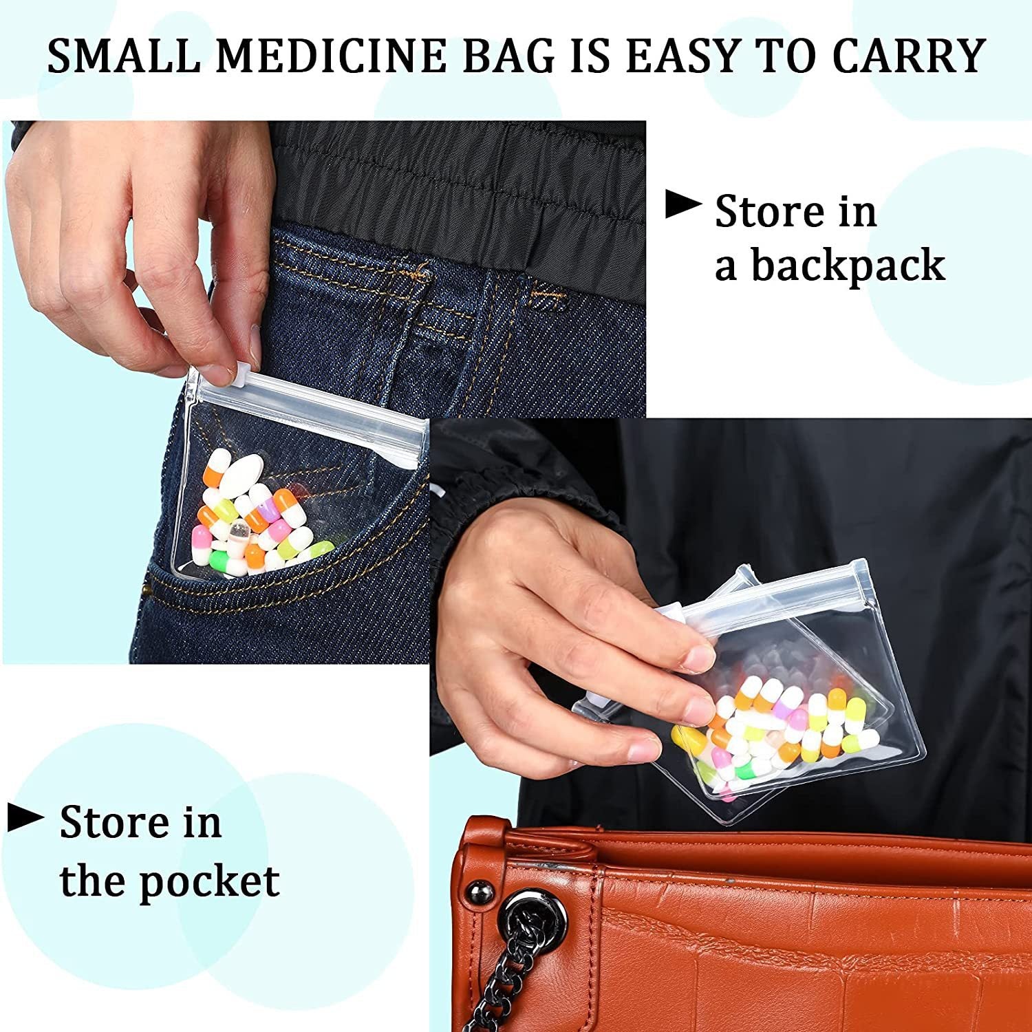 1 PCS Plastic Thin Film Bags Package For Various Uses