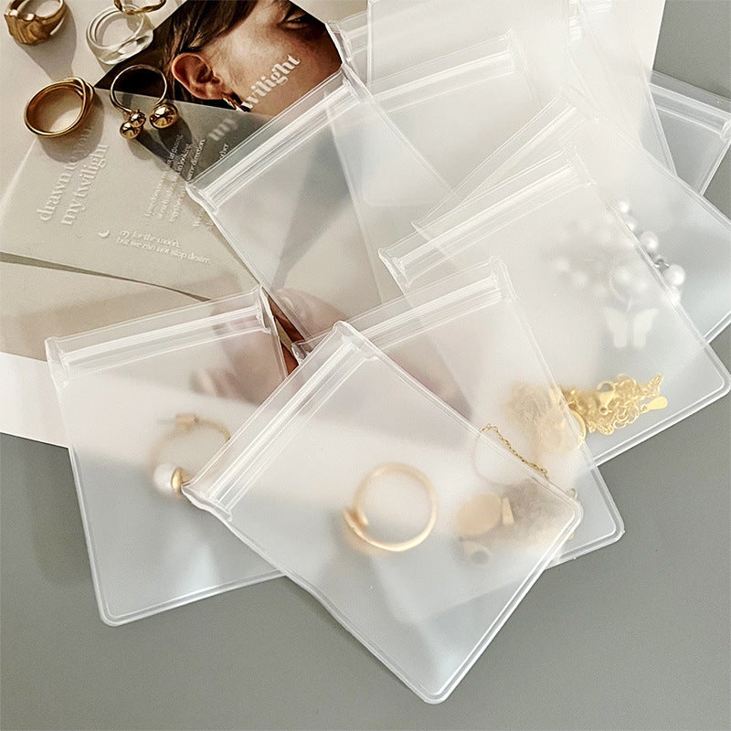 Transparent Jewelry Packaging Bags Made Of Durable EVA Material For Secure Storage And Display
